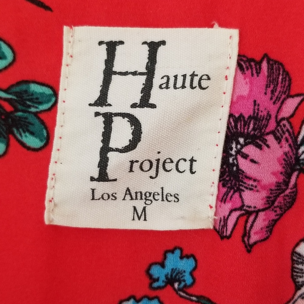 Haute Project red boho style kimono sz. M - Picture 6 of 6